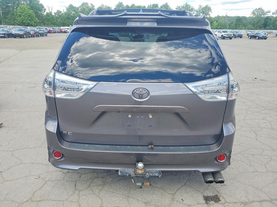2017 Toyota Sienna VIN 5TDXZ3DC1HS849816 COPART salvage auction — FRONT END, Pa - Certificate Of Salvage, sold $10,400 on 2026-07-28 (photo 6)