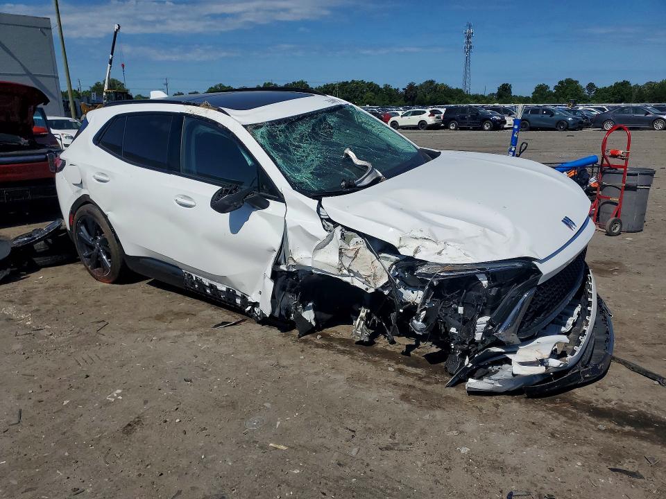 2025 Buick Envision VIN LRBFZLE49SD010677 COPART salvage auction — FRONT END, Va - Cert Of Title - Salvage, sold $1,600 on 2026-07-29 (photo 4)