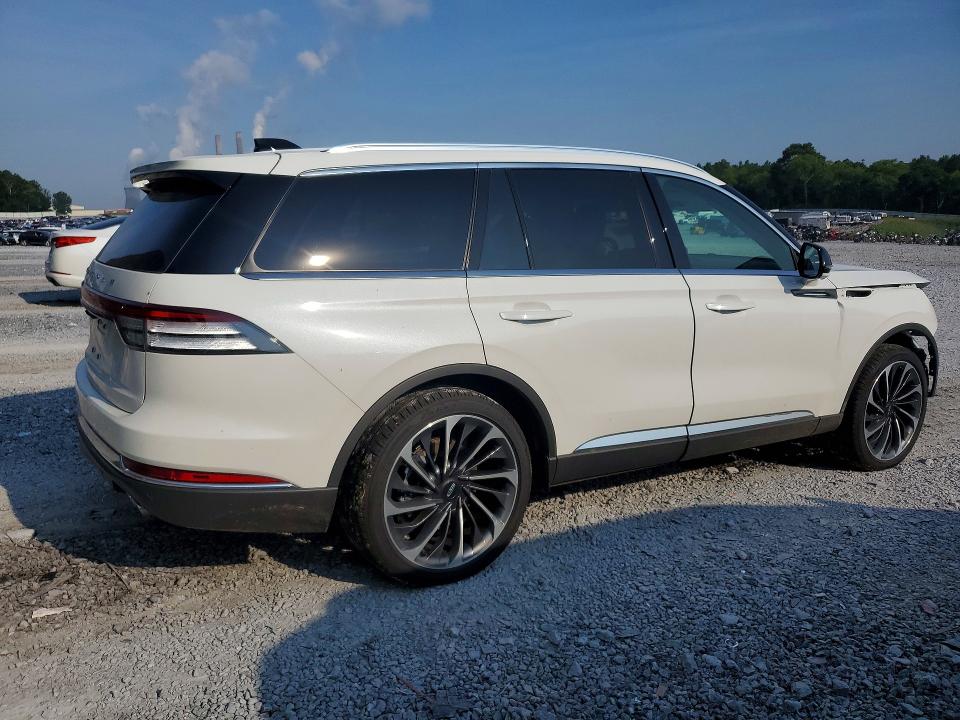 2026 Lincoln Aviator VIN 5LM5J7XC5TGL07101 COPART salvage auction — FRONT END, Ga - Cert Of Title-Salvage, sold $12,800 on 2026-07-23 (photo 3)