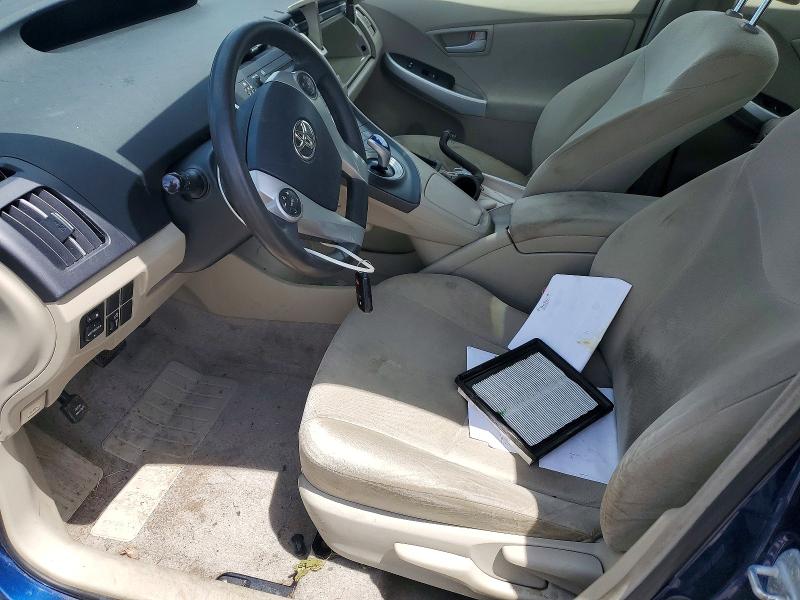 2010 Toyota Prius VIN JTDKN3DU5A0039614 COPART salvage auction — ENGINE BURN, Ny - Certificate Of Title, sold $425 on 2026-07-27 (photo 7)