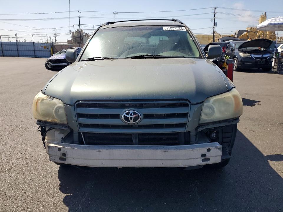 2004 Toyota Highlander VIN JTEDP21A240025046 COPART salvage auction — REAR END, Ca - Salvage Certificate, sold $875 on 2026-07-13 (photo 5)