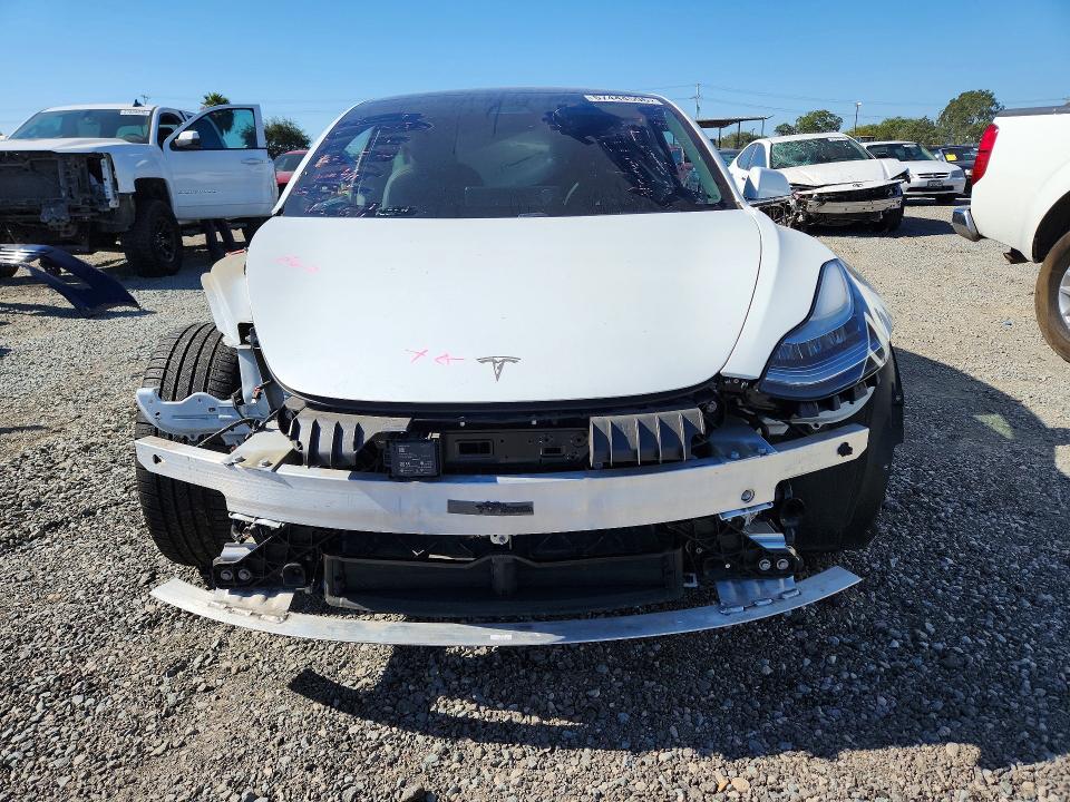 2020 Tesla Model 3 VIN 5YJ3E1EB7LF667331 COPART salvage auction — FRONT END, Ca - Salvage Certificate, sold $8,500 on 2026-07-17 (photo 5)