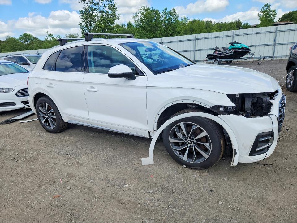 2021 Audi VIN WA1BAAFY8M2068978 COPART salvage auction — FRONT END, Ma - Cert Of Title-Salvage, sold $12,500 on 2026-07-08 (photo 4)