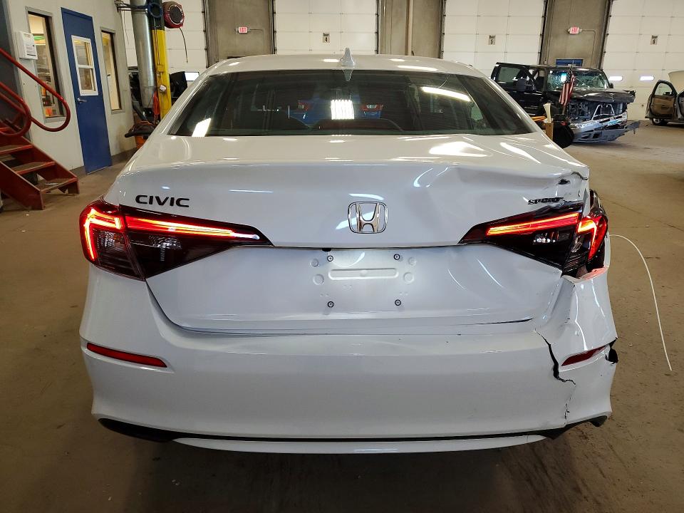 2026 Honda Civic VIN 2HGFE2F57TH551909 COPART salvage auction — REAR END, Mn - Cert Of Title-Salvage, sold $11,300 on 2026-08-25 (photo 6)