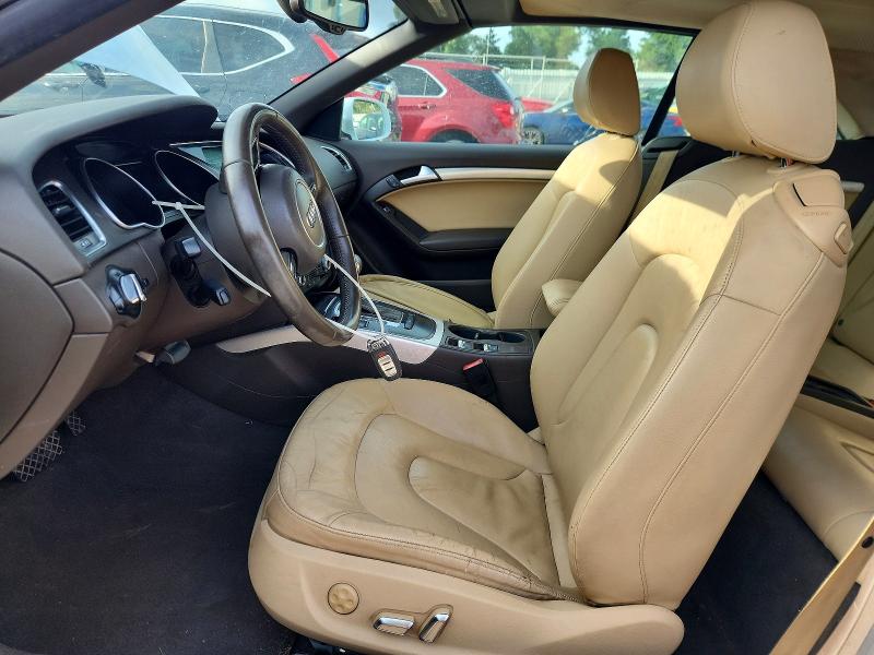2013 Audi A5 VIN WAULFAFH3DN015614 COPART salvage auction — FRONT END, Va - Cert Of Title - Salvage, sold $275 on 2026-07-27 (photo 7)