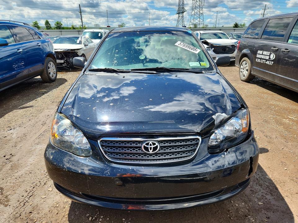 2007 Toyota Corolla VIN JTDBR32E270100085 COPART salvage auction — FRONT END, Il - Salvage Certificate, sold $1,050 on 2026-07-28 (photo 5)