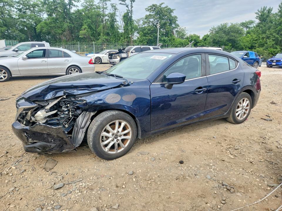 2016 Mazda 3 VIN JM1BM1V7XG1314798 COPART salvage auction — FRONT END, Md - Cert Of Salvage < 75% Damage, sold $1,650 on 2026-07-14 (photo 1)