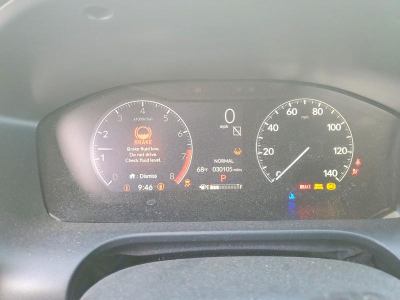 2023 Honda Hr-v VIN 3CZRZ1H55PM733861 COPART salvage auction — SIDE, Salvage Title, sold $7,000 on 2026-08-24 (photo 9)