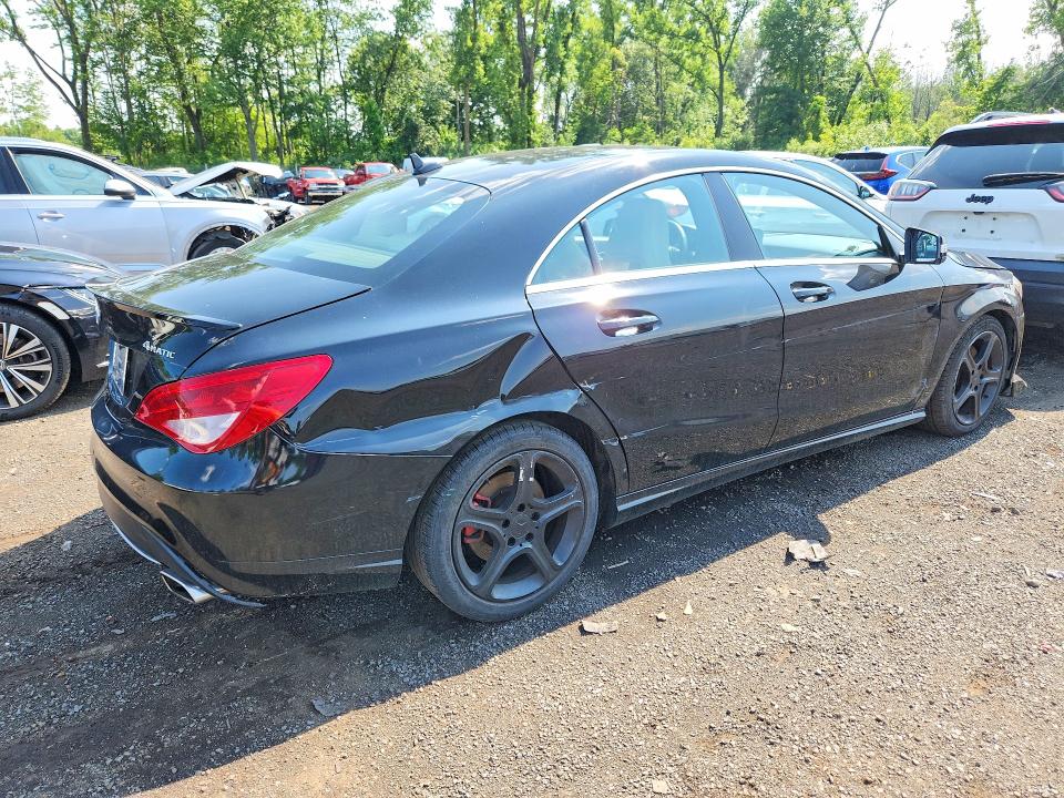 2014 Mercedes-benz Cla-klasse VIN WDDSJ4GB4EN112580 COPART salvage auction — REAR END, Ct - Cert Of Title-Salvage, sold $1,800 on 2026-07-10 (photo 3)