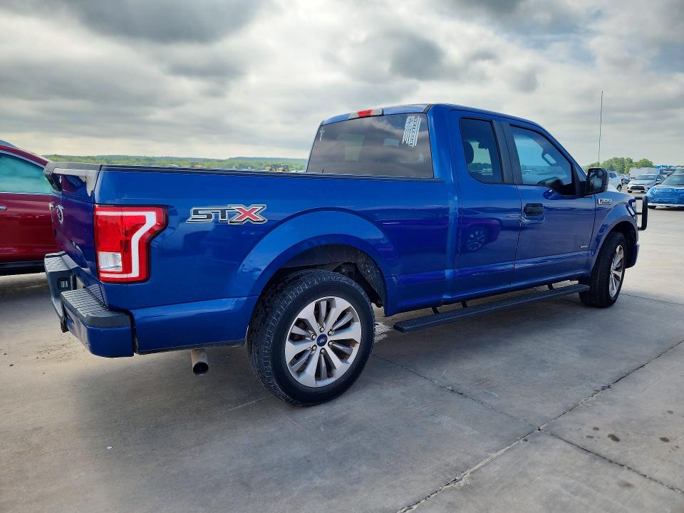 2017 Ford F-150 VIN 1FTEX1CP9HKC53494 COPART salvage auction — HAIL, Tx - Certificate Of Title, sold $7,600 on 2026-07-09 (photo 3)