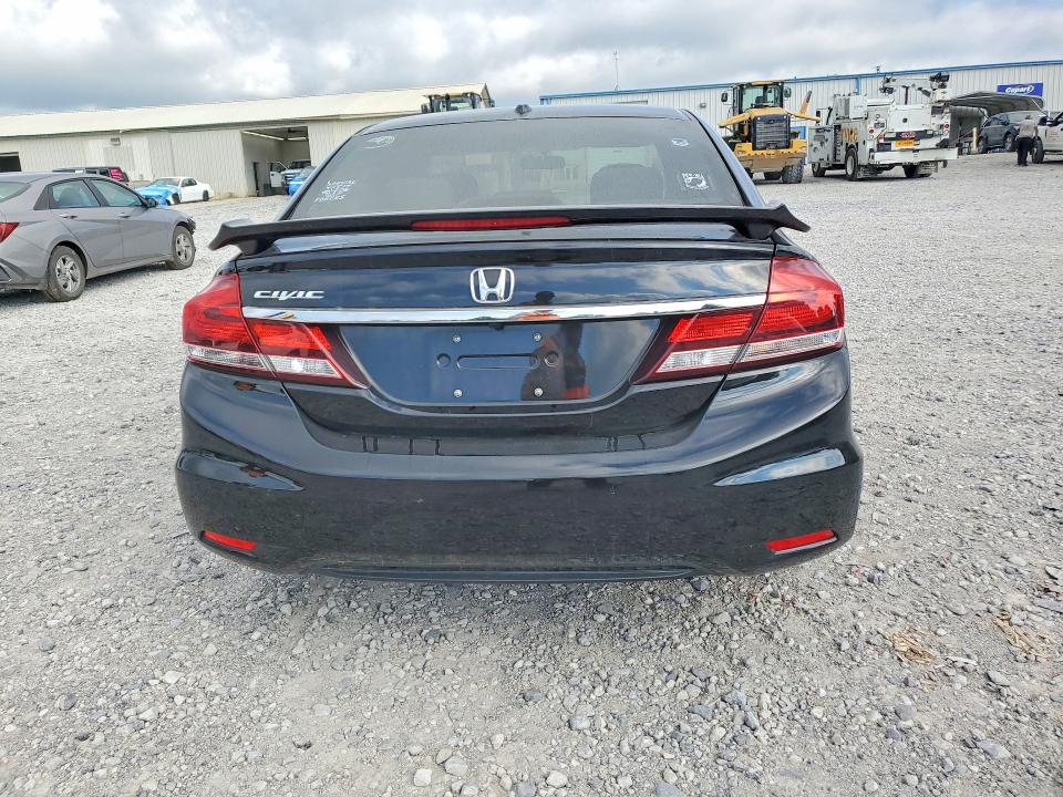 2013 Honda Civic VIN 19XFB2F9XDE239395 COPART salvage auction — FRONT END, Tn - Salvage Certificate, sold $3,550 on 2026-07-02 (photo 6)