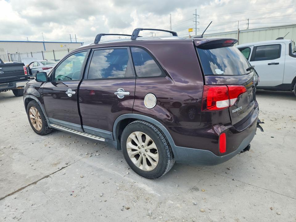 2014 Kia Sorento VIN 5XYKU4A70EG481305 COPART salvage auction — REAR END, Tx - Salvage Vehicle Title, sold $1,850 on 2026-07-24 (photo 2)
