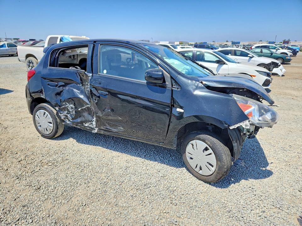 2020 Mitsubishi Mirage VIN ML32A3HJ0LH005714 COPART salvage auction — FRONT END, Ca - Dis/Dlr/Exp Only Clean Title (P), sold $300 on 2026-07-02 (photo 4)