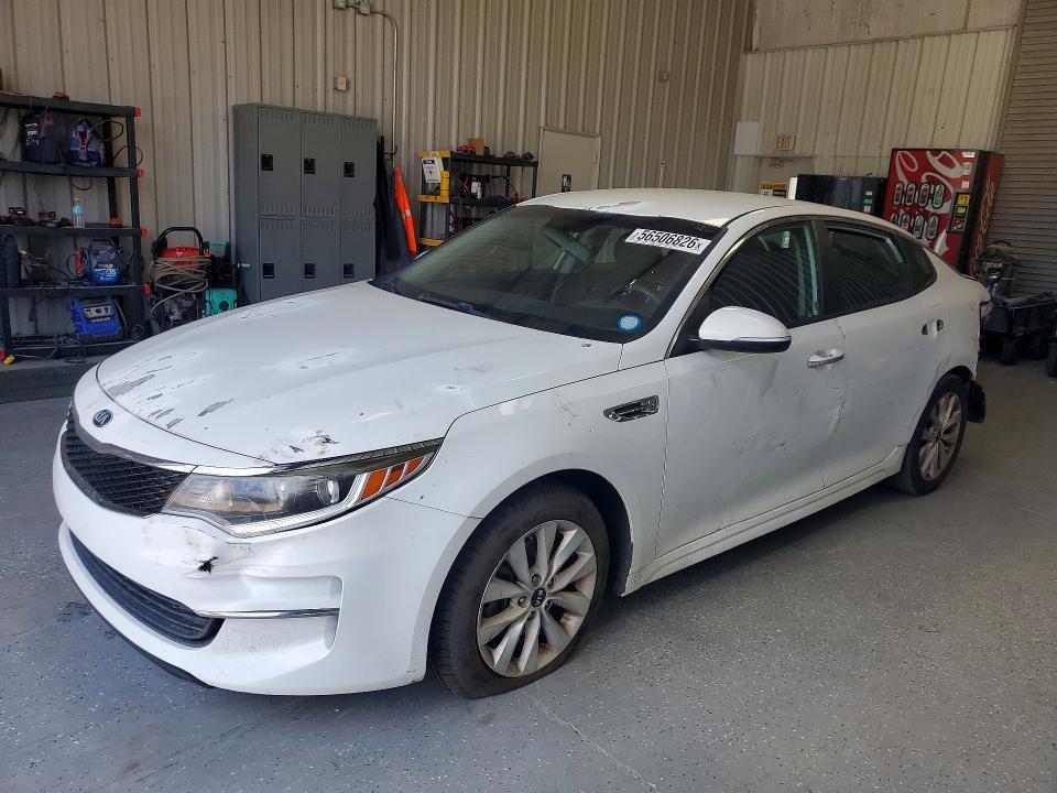 2016 Kia Optima VIN 5XXGT4L33GG017998 COPART salvage auction — REAR END, Nc - Salvage Certificate Of Title, sold $550 on 2026-07-28 (photo 1)