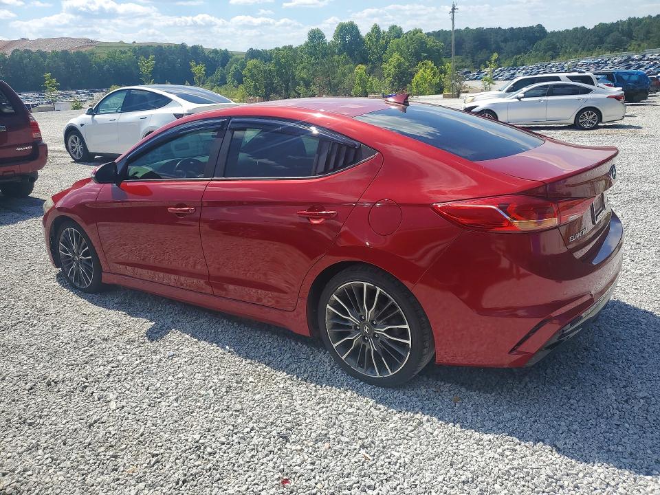 2018 Hyundai Elantra VIN KMHD04LB7JU591343 COPART salvage auction — MINOR DENT/SCRATCHES, Ga - Cert Of Title-Salvage, sold $2,600 on 2026-07-06 (photo 2)