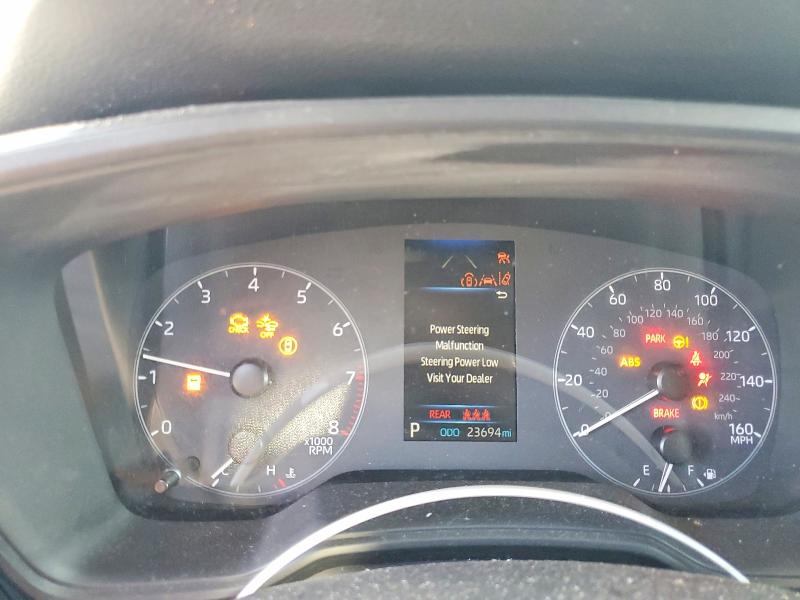 2024 Toyota Corolla cross VIN 7MUCAABG8RV094686 COPART salvage auction — ROLLOVER, CA - NON-REPAIRABLE VEHICLE CERT, sold $5,100 on 2026-07-16 (photo 9)