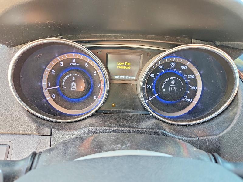 2014 Hyundai Sonata VIN 5NPEC4AC3EH825683 COPART salvage auction — REAR END, KS - CERT OF TITLE-SALVAGE, sold $800 on 2026-07-15 (photo 9)