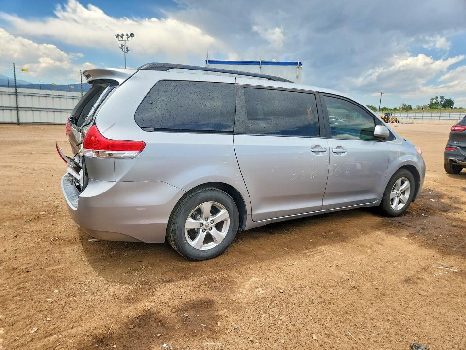 2014 Toyota VIN 5TDKK3DC1ES448017 COPART salvage auction — REAR END, Co - Salvage Title, sold $1,350 on 2026-07-15 (photo 3)