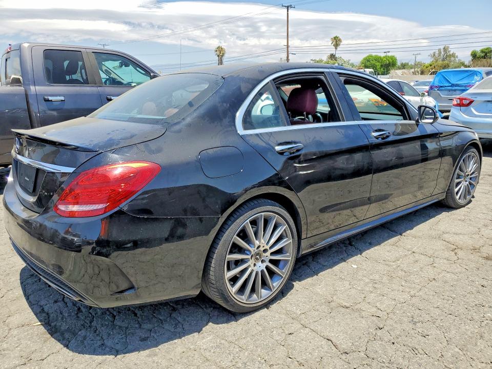 2018 Mercedes-benz C-klasse VIN WDDWF4JB2JR405215 COPART salvage auction — SIDE, Ca - Salvage Certificate, sold $9,100 on 2026-08-13 (photo 3)