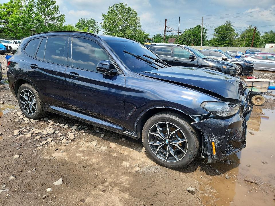 2022 BMW VIN 5UX53DP07N9M46545 COPART salvage auction — FRONT END, Pa - Certificate Of Salvage, sold $12,400 on 2026-07-13 (photo 4)