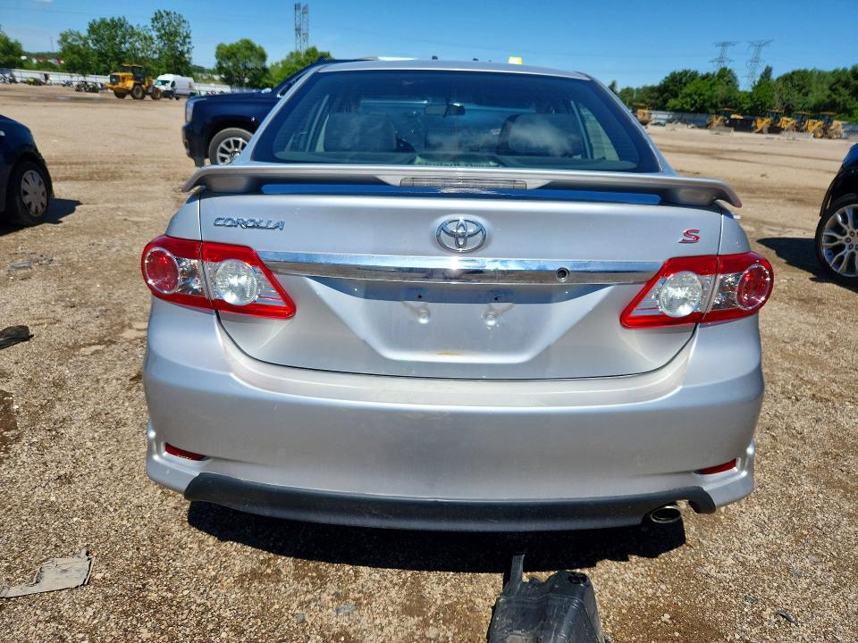 2013 Toyota Corolla VIN 5YFBU4EE3DP086926 COPART salvage auction — FRONT END, Il - Salvage Certificate, sold $2,950 on 2026-07-16 (photo 6)