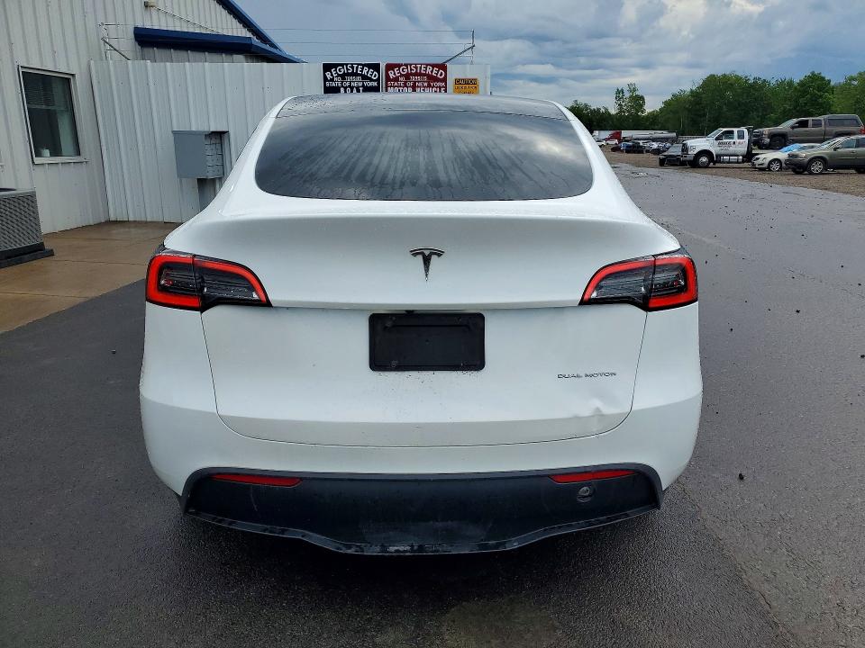 2023 Tesla Model y VIN 7SAYGDEE1PF611177 COPART salvage auction — REAR END, Ny - Cert Of Title-Rebuilt Salvage, sold $14,300 on 2026-07-06 (photo 6)