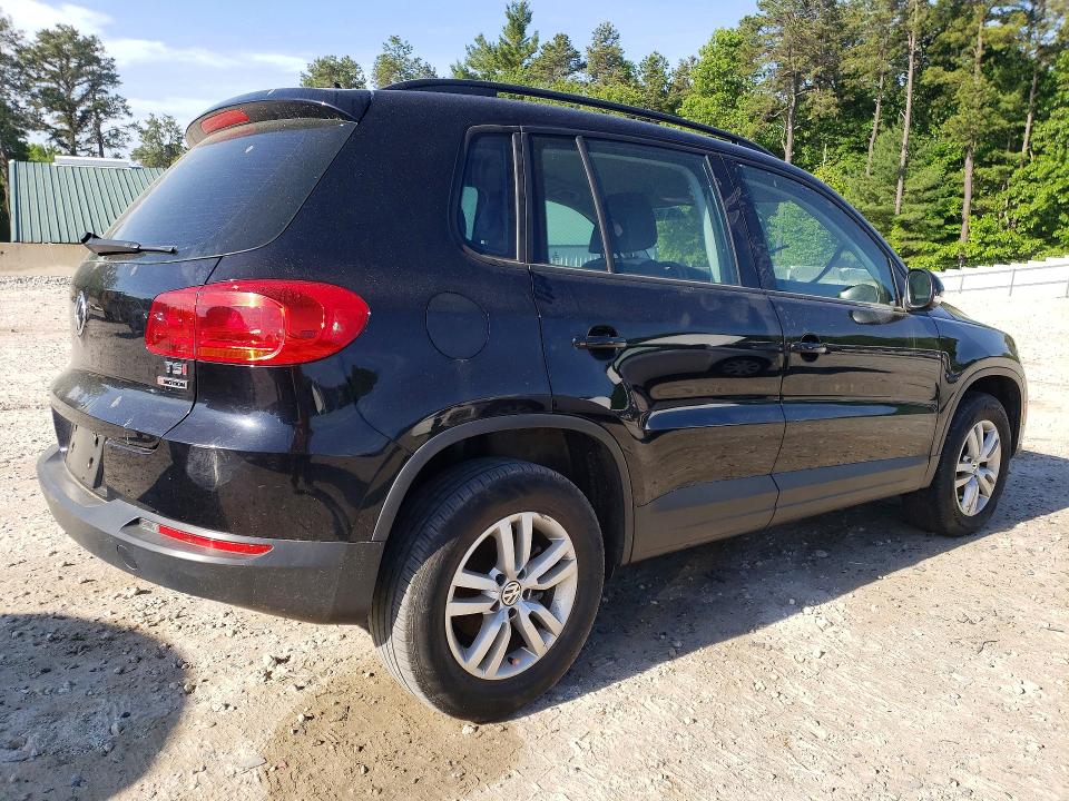 2016 Volkswagen Tiguan VIN WVGBV7AX1GW594647 COPART salvage auction — MECHANICAL, Ma - Certificate Of Title, sold $1,800 on 2026-07-11 (photo 3)