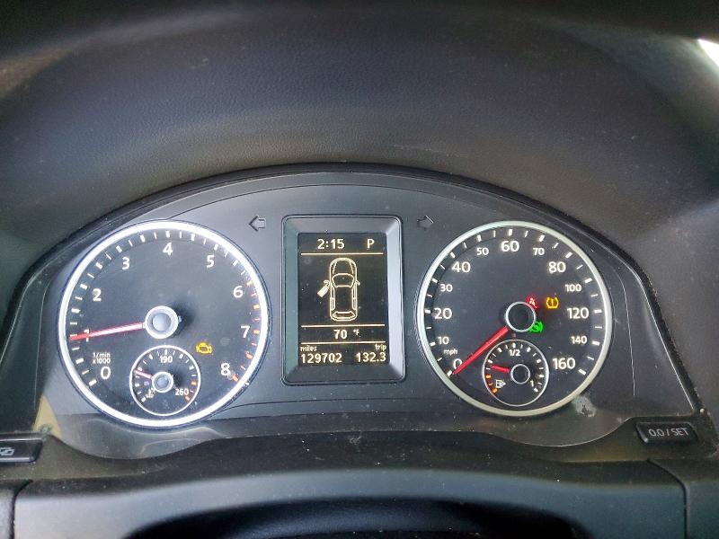 2012 Volkswagen Tiguan VIN WVGAV7AX6CW547751 COPART salvage auction — FRONT END, Ca - Dis/Dlr/Exp Only Clean Title, sold $500 on 2026-07-02 (photo 9)
