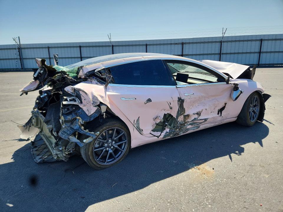 2018 Tesla Model 3 VIN 5YJ3E1EAXJF158631 COPART salvage auction — FRONT END, Ca - Salvage Certificate, sold $725 on 2026-07-13 (photo 3)
