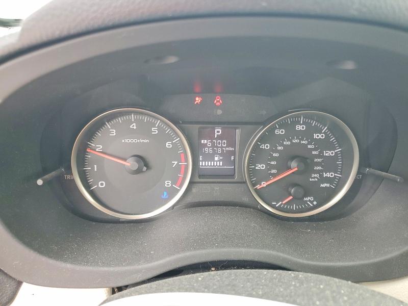 2014 Subaru VIN JF2GPAGC2E8233534 COPART salvage auction — REAR END, Tn - Salvage Certificate, sold $175 on 2026-07-23 (photo 9)