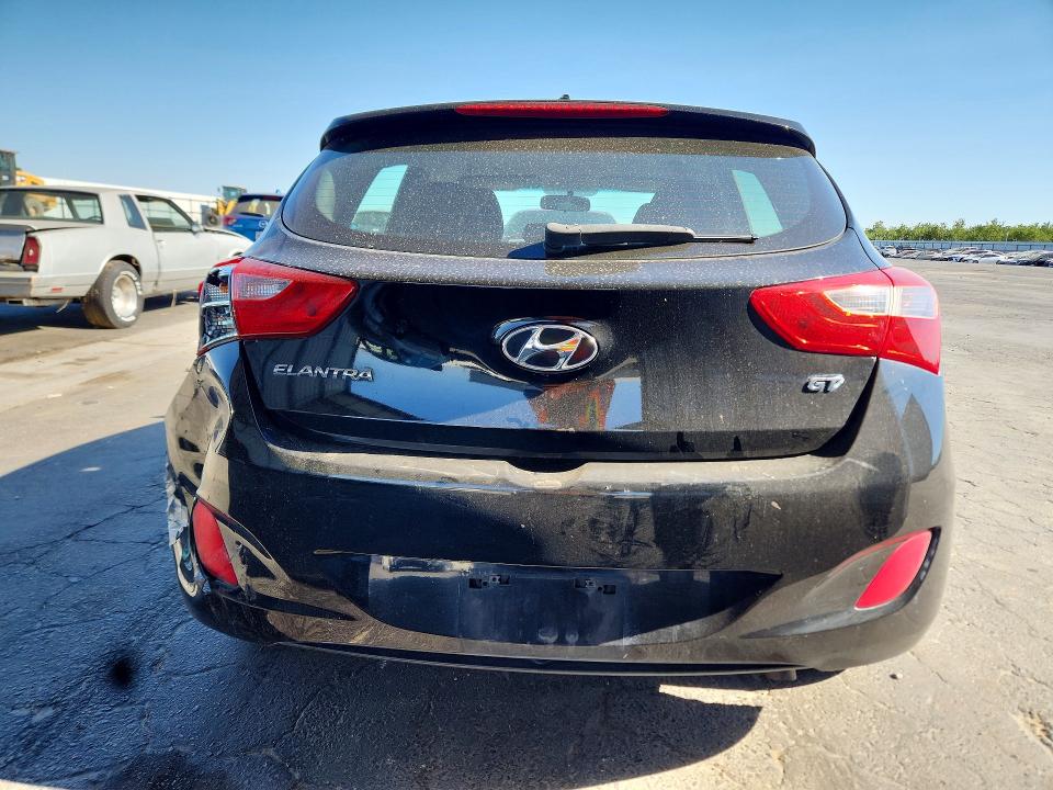2016 Hyundai Elantra VIN KMHD35LH0GU263546 COPART salvage auction — VANDALISM, CA - SALVAGE CERTIFICATE, sold $90 on 2026-07-27 (photo 6)