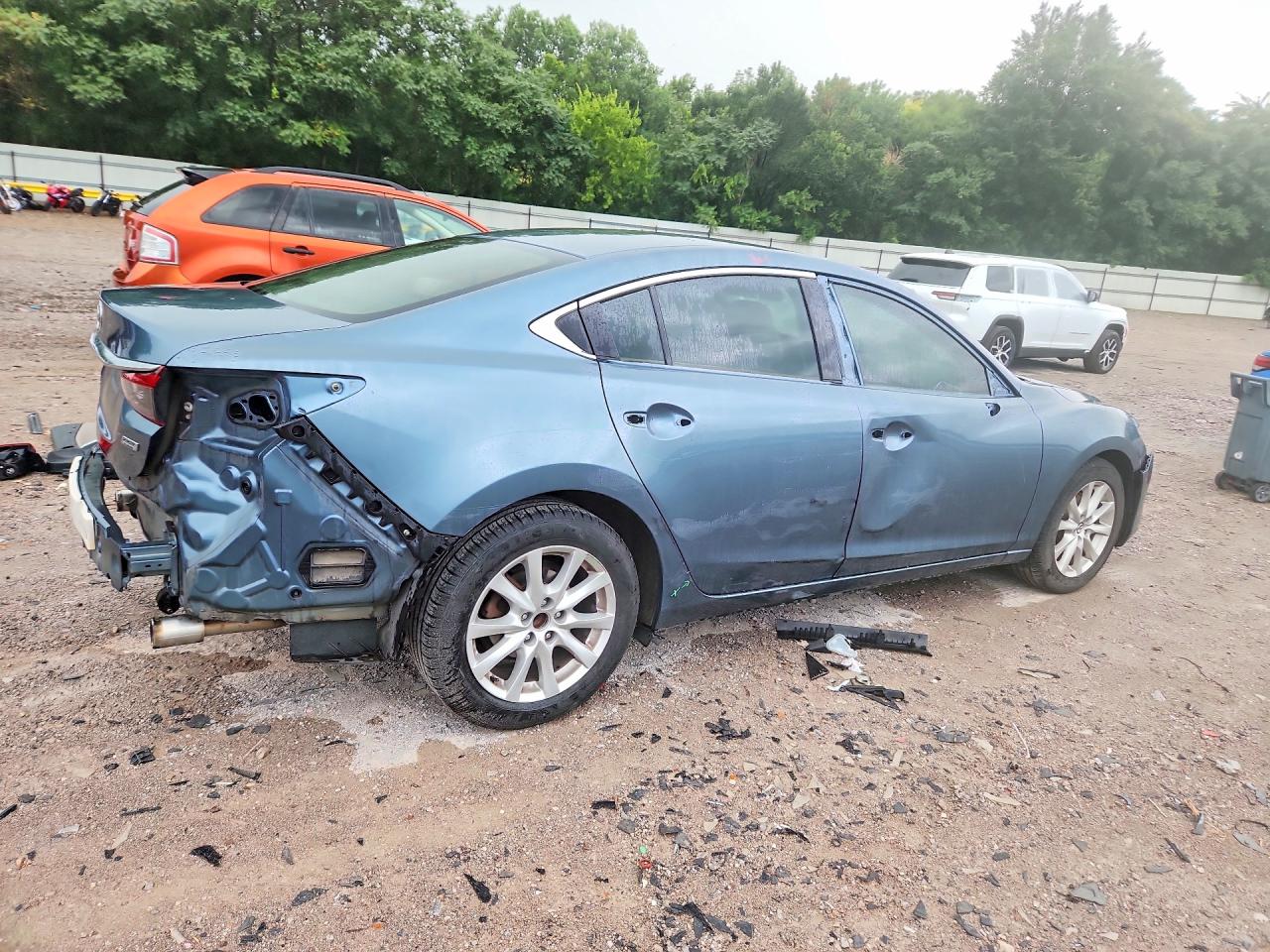 2016 Mazda 6 VIN JM1GJ1U51G1422399 COPART salvage auction — Front End, OK - CERT OF TITLE-SALVAGE, sold $3,650 on 2020-09-18 (photo 3)