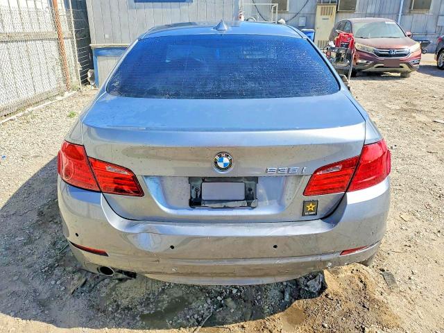 2011 BMW 5 series VIN WBAFR7C55BC804552 COPART salvage auction — REAR END, Ca - Salvage Certificate, sold $1,050 on 2026-07-23 (photo 6)