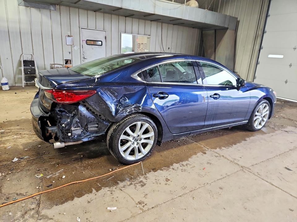 2016 Mazda 6 VIN JM1GJ1V51G1434390 COPART salvage auction — REAR END, Wi - Certificate Of Title, sold $3,500 on 2026-07-13 (photo 3)