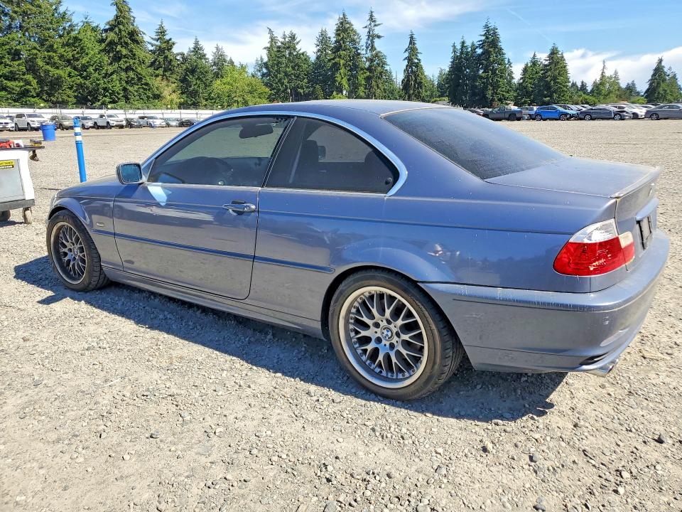 2003 BMW 3 series VIN WBABN73463PJ16216 COPART salvage auction — FRONT END, WA - VEHICLE CERT OF OWNERSHIP-TITL, sold $575 on 2026-08-11 (photo 2)