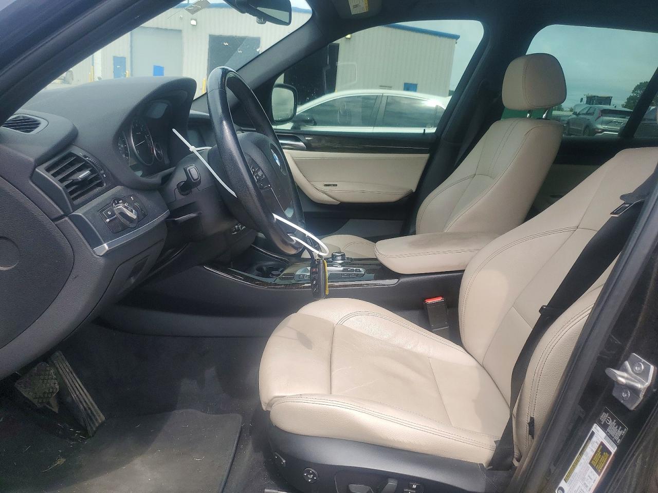 2013 BMW X3 VIN 5UXWX9C57D0A19167 COPART salvage auction — Front End, OK - CERTIFICATE OF TITLE, sold $350 on 2026-07-08 (photo 7)