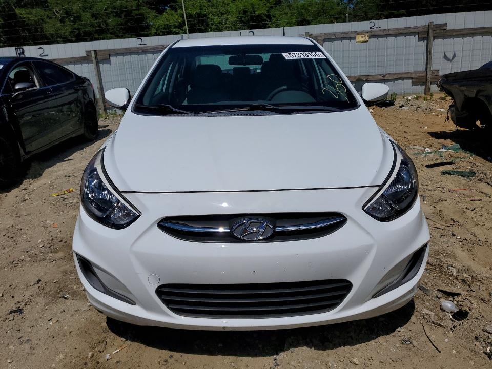 2017 Hyundai VIN KMHCT4AE0HU334003 COPART salvage auction — REAR END, Md - Cert Of Salvage > 75% Damage, sold $650 on 2026-07-28 (photo 5)