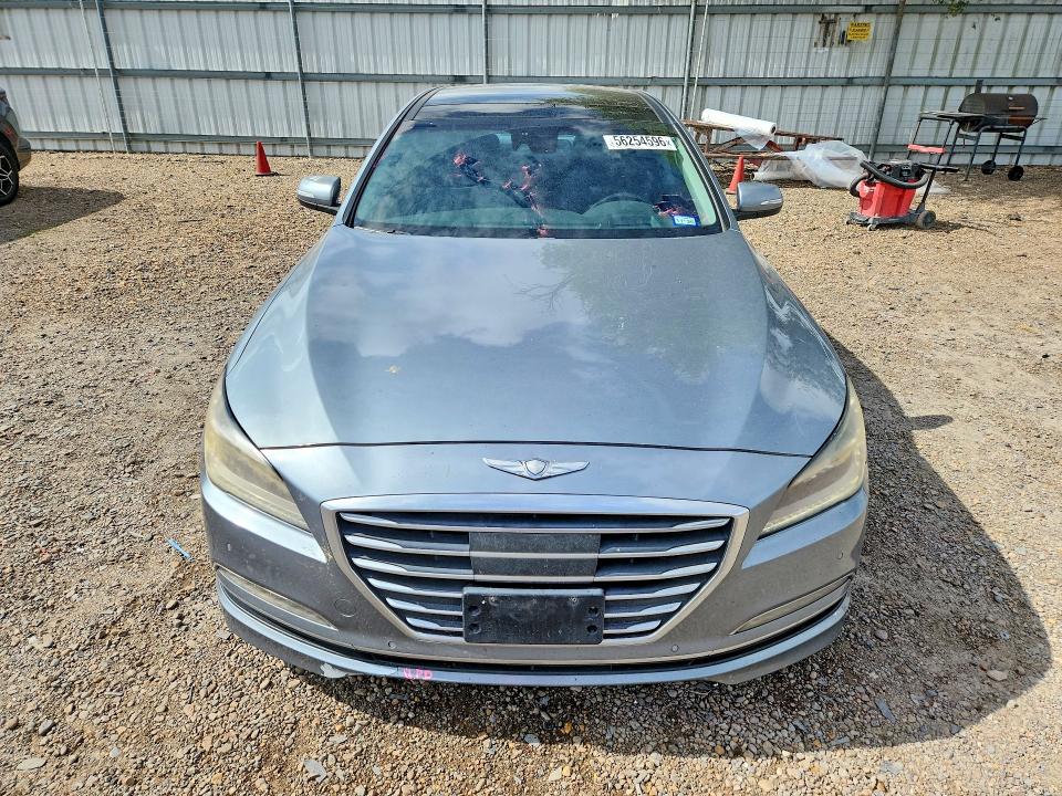 2017 Genesis G80 VIN KMHGN4JE7HU206420 COPART salvage auction — REAR END, Tx - Salvage Vehicle Title, sold $2,000 on 2026-07-15 (photo 5)