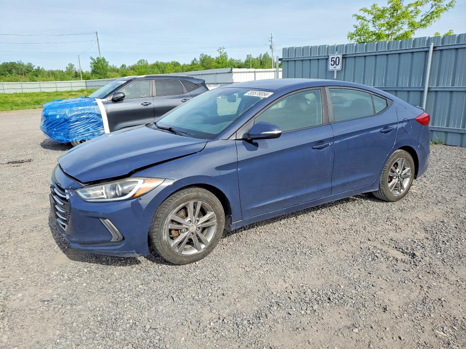 2017 Hyundai Elantra VIN KMHD84LF2HU129584 COPART salvage auction — FRONT END, On - Permit Salvage, sold $650 on 2026-07-21 (photo 1)