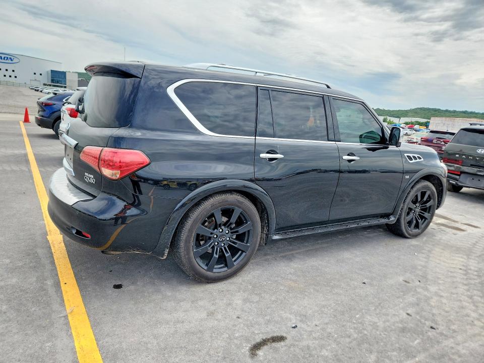 2017 Infiniti VIN JN8AZ2NC6H9431902 COPART salvage auction — HAIL, OK - CERT OF TITLE-SALVAGE, sold $1,300 on 2026-07-24 (photo 3)