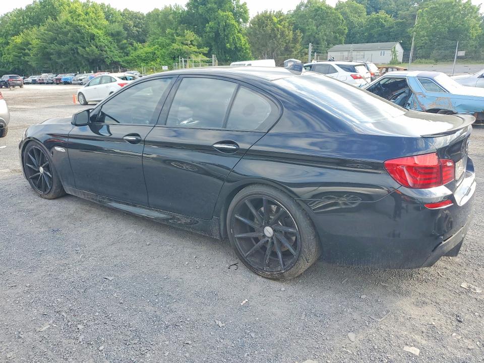 2012 BMW 5er VIN WBAFU9C57CC786955 COPART salvage auction — FRONT END, Pa - Certificate Of Salvage, sold $1,400 on 2026-07-16 (photo 2)