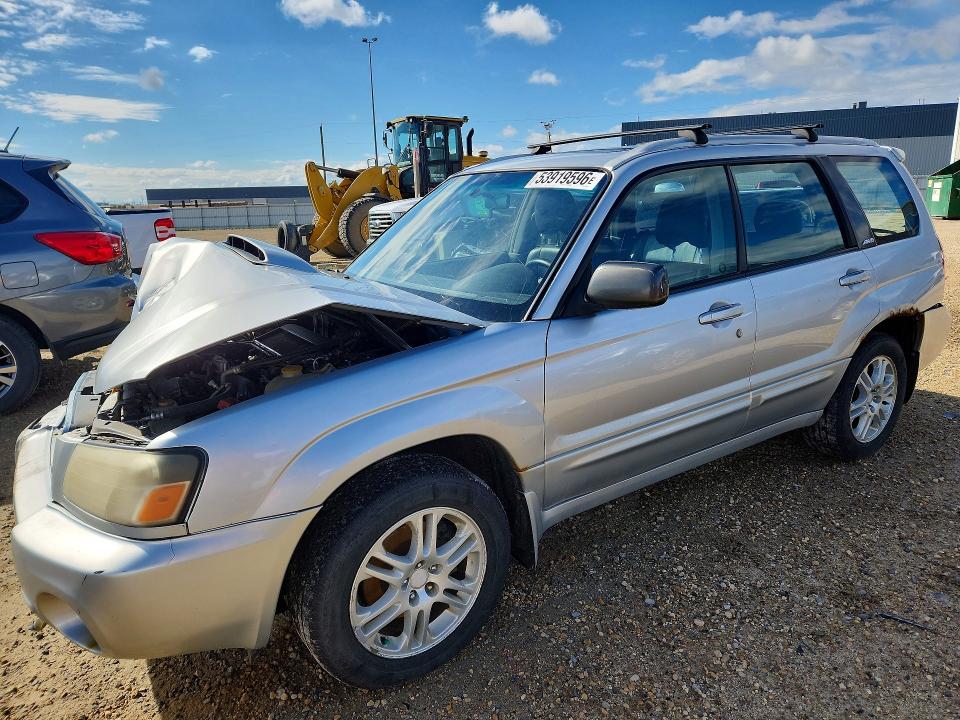 2004 Subaru Forester VIN JF1SG69644G700606 COPART salvage auction — FRONT END, AB - BOS - SALVAGE, sold $375 on 2026-07-23 (photo 1)