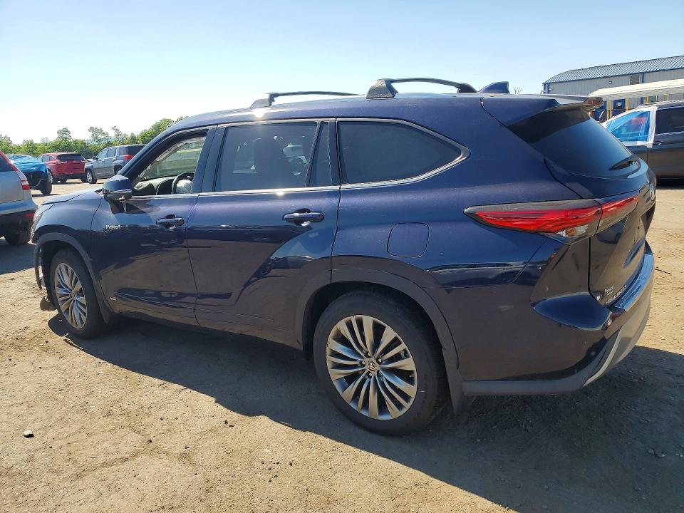 2021 Toyota Highlander VIN 5TDEBRCH6MS036543 COPART salvage auction — FRONT END, Pa - Certificate Of Salvage, sold $17,300 on 2026-07-10 (photo 2)