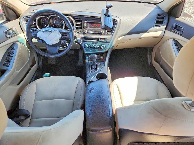 2014 Kia Optima VIN 5XXGM4A71EG265442 COPART salvage auction — FRONT END, Or - Salvage Title Certificate, sold $200 on 2026-07-28 (photo 8)