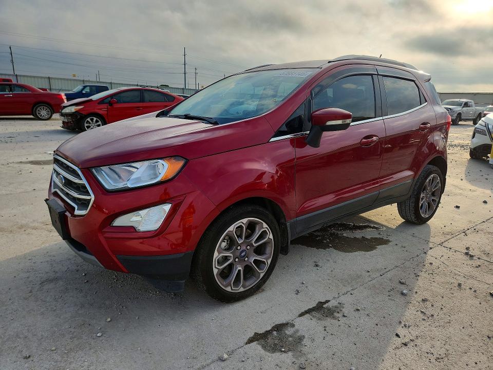 2020 Ford Ecosport VIN MAJ3S2KE4LC337713 COPART salvage auction — FRONT END, Tx - Salvage Vehicle Title, sold $2,450 on 2026-07-17 (photo 1)