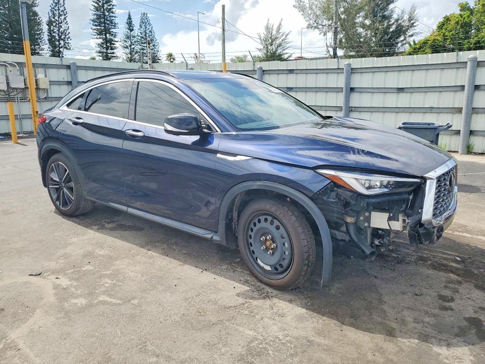 2024 Infiniti Qx55 VIN 3PCAJ5LR4RF110847 COPART salvage auction — MECHANICAL, Fl - Cert Of Title Slvg Rebuildable, sold $12,100 on 2026-07-27 (photo 4)