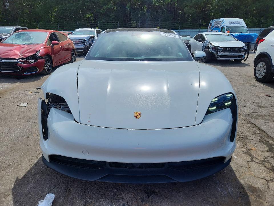 2021 Porsche Taycan VIN WP0AA2Y13MSA13431 COPART salvage auction — FRONT END, Ga - Cert Of Title-Salvage, sold $23,300 on 2026-07-10 (photo 5)