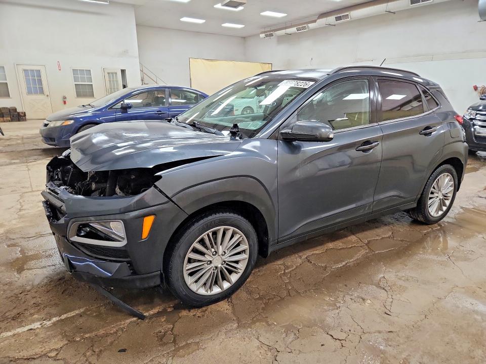 2018 Hyundai Kona VIN KM8K2CAA4JU097947 COPART salvage auction — FRONT END, Ny - Mv-907A Salvage Certificate, sold $1,350 on 2026-07-22 (photo 1)