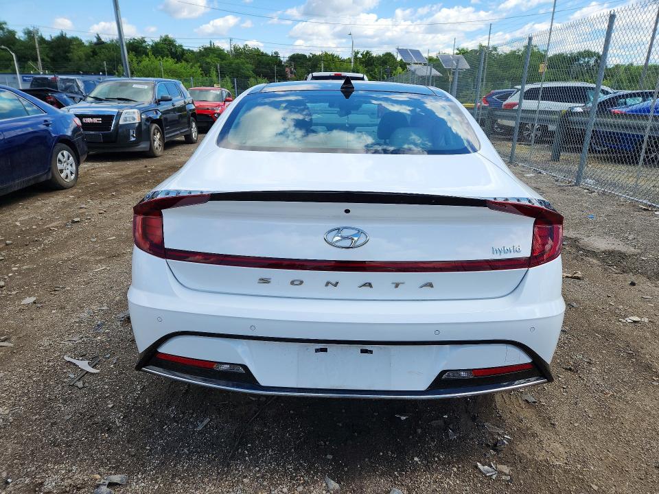 2023 Hyundai Sonata VIN KMHL54JJ9PA059304 COPART salvage auction — FRONT END, Md - Cert Of Salvage > 75% Damage, sold $7,100 on 2026-07-28 (photo 6)
