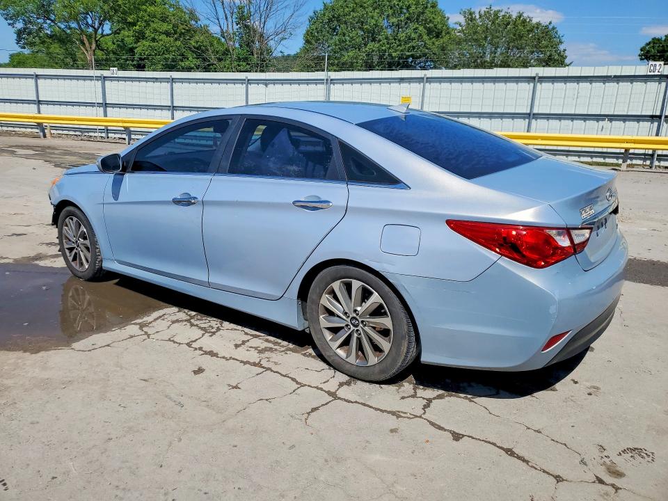 2014 Hyundai Sonata VIN 5NPEC4ACXEH853545 COPART salvage auction — FRONT END, Tn - Salvage Certificate, sold $600 on 2026-07-08 (photo 2)